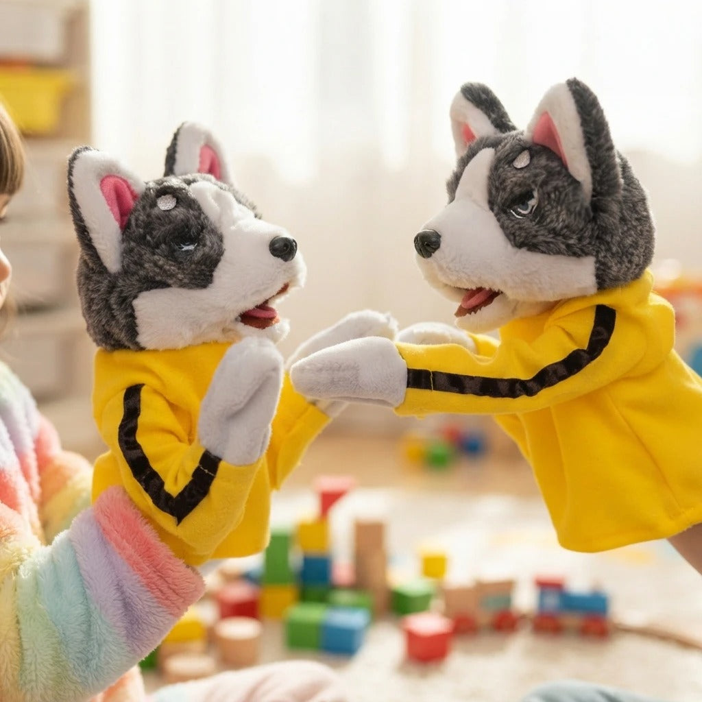 Husky Boxing Fun Puppets